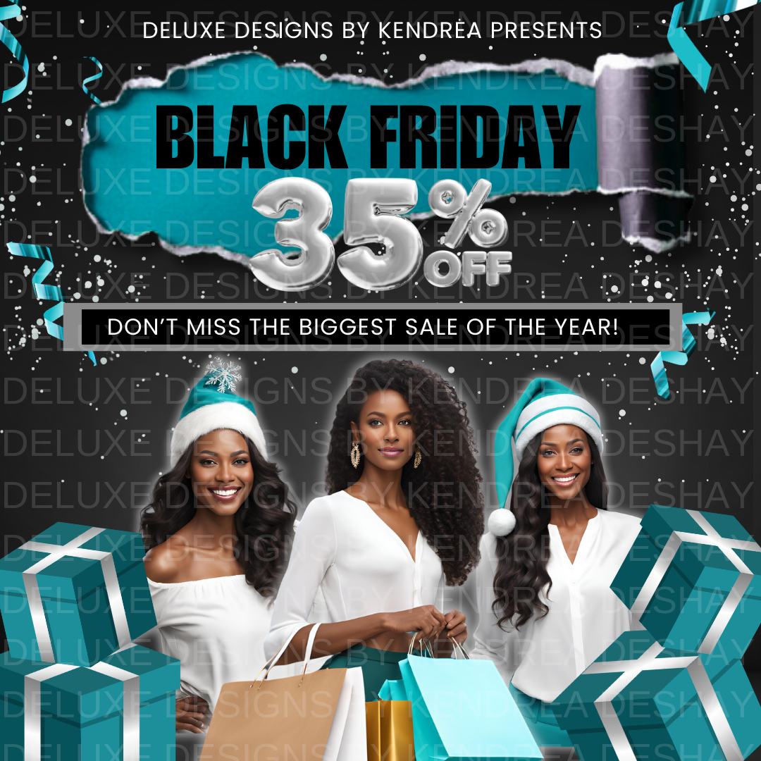 Black Friday & Cyber Monday Editable Ad Bundle for Crafters | Social Media Templates & Stock Images | Holiday Marketing Kit