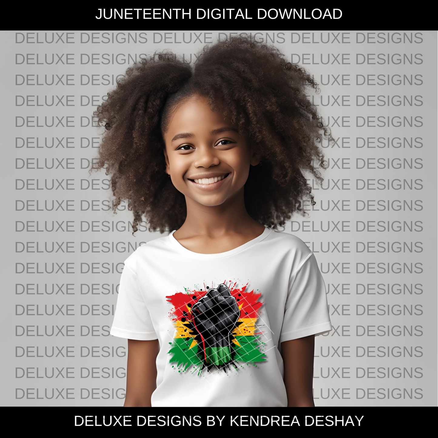 Juneteenth Black Fist Art-Digital Download